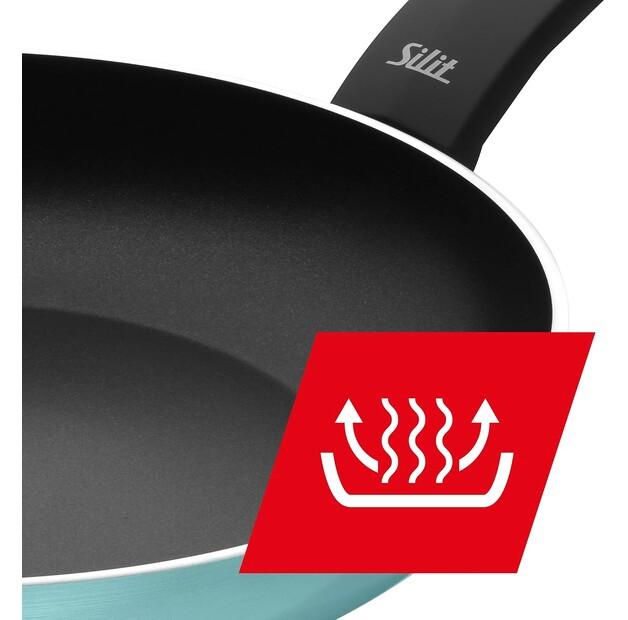 Сковорода WMF Silit Belluna 24 см, зелёная (21.1030.2247)