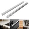2 Pack Stainless Steel Stove Crevice Covers Easy Clean Heat Resistant Stove Counter Crevice Cover Suitable for Even Surface