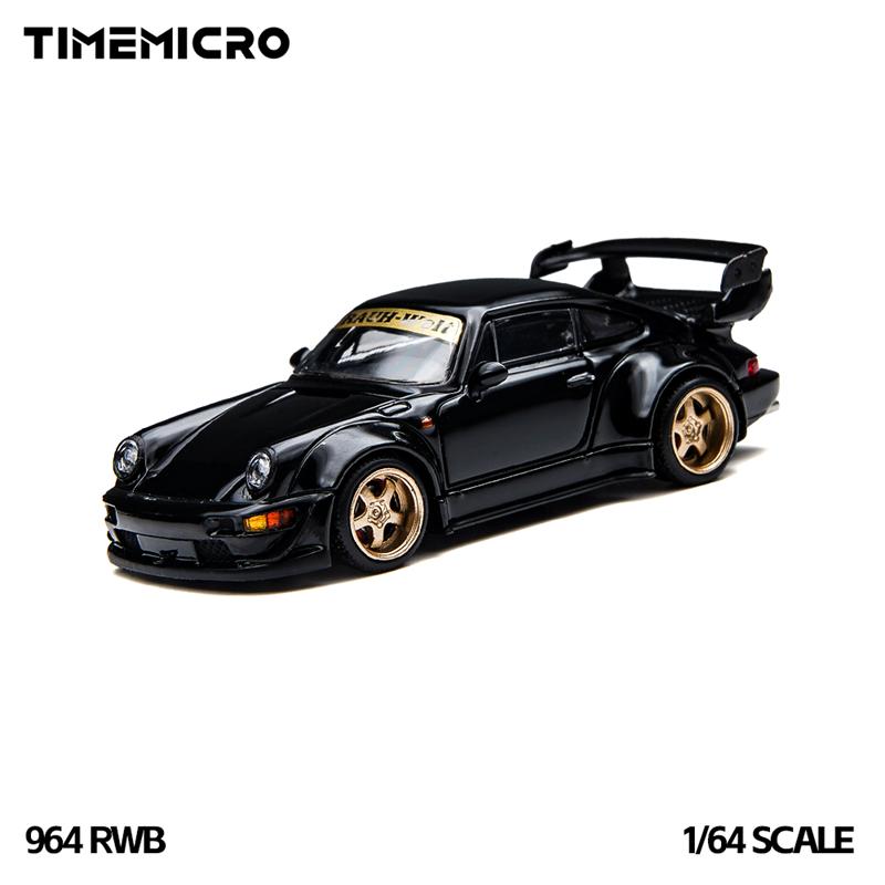 Timemicro 1:64 Rwb 964 Weiß / Schwarz Diecast Modellauto