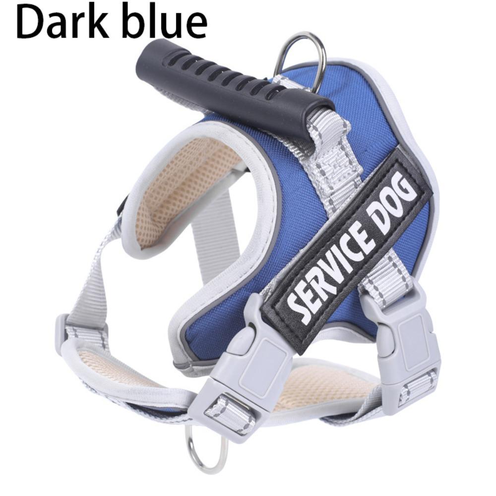 Leash Set Adjustable Harness Adjustable Reflective Vest Harness Service Dog Harness All Breeds