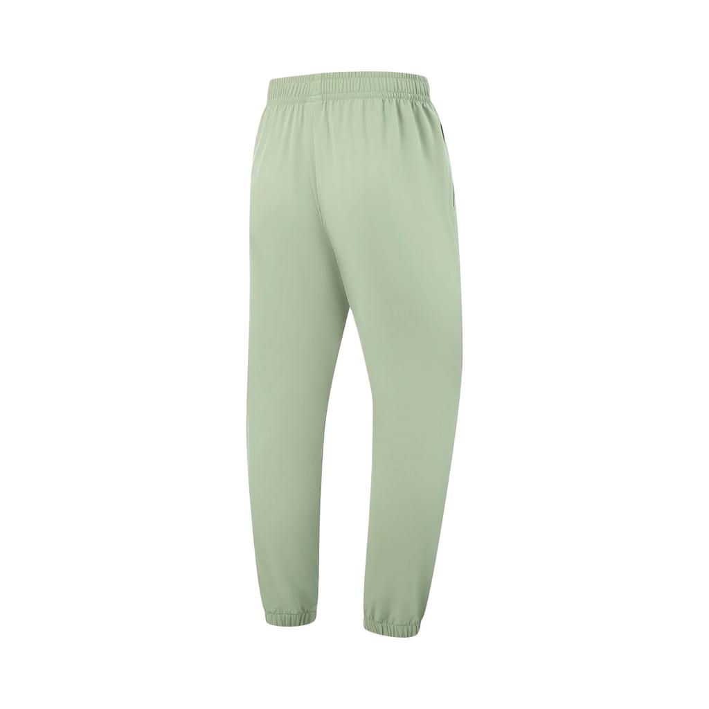 Li-Ning Fitness Series Casual Simple Solid Color Tapered Comfortable Versatile Lace-Up Knitted Sports Pants Men pants AYKV135-17