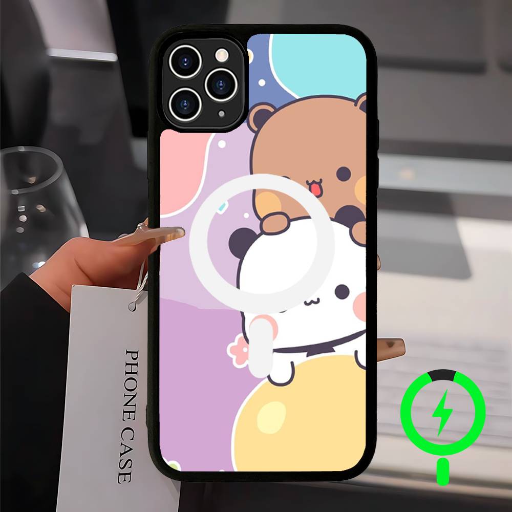 Bubu And Dudu Cute Cartoon Magnetic For Magsafe Phone Case For IPhone 17 Air 16 Pro Max 15 14 13 12 11 Protective Cover