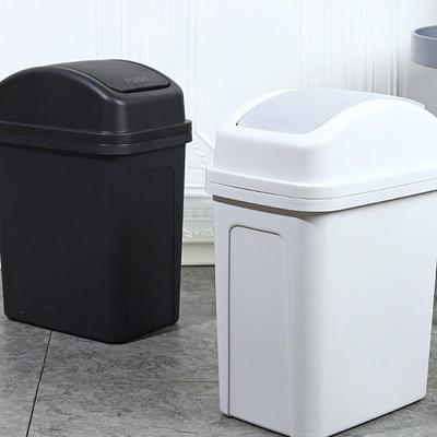 Household Trash Can Kitchen Storage Junk Can Home Simple Style Rubbish Basket For Home Living Room Kitchen Bedroom