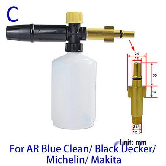 

High-Pressure Foam Sprayer for Home and Car Wash - Water Spray Gun Nozzle with PA Pot