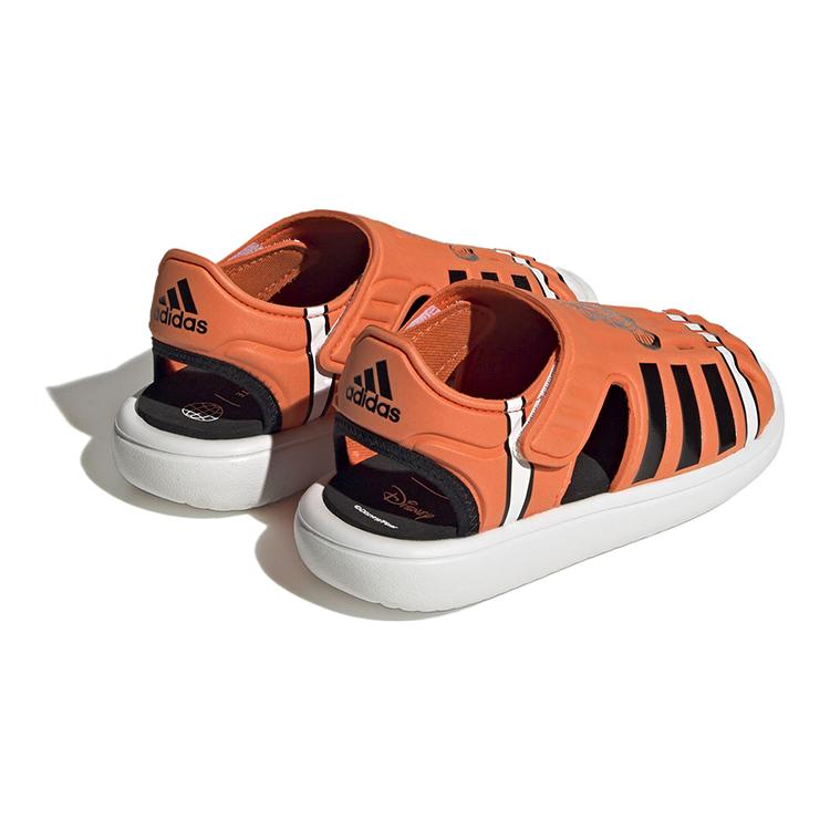 New Adidas Closed Toe Sandals Disney Finding Nemo And Dory Orange Core Black Cloud White PS HP7753
