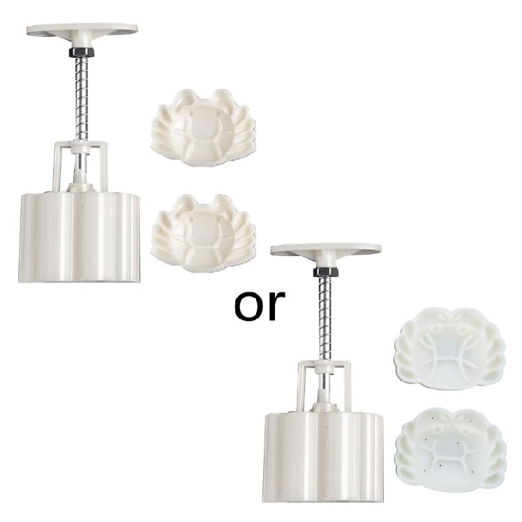 Mooncake Moulds Hand Press Mooncake Cutters Pastry Decoration Tools for Kitchen 1