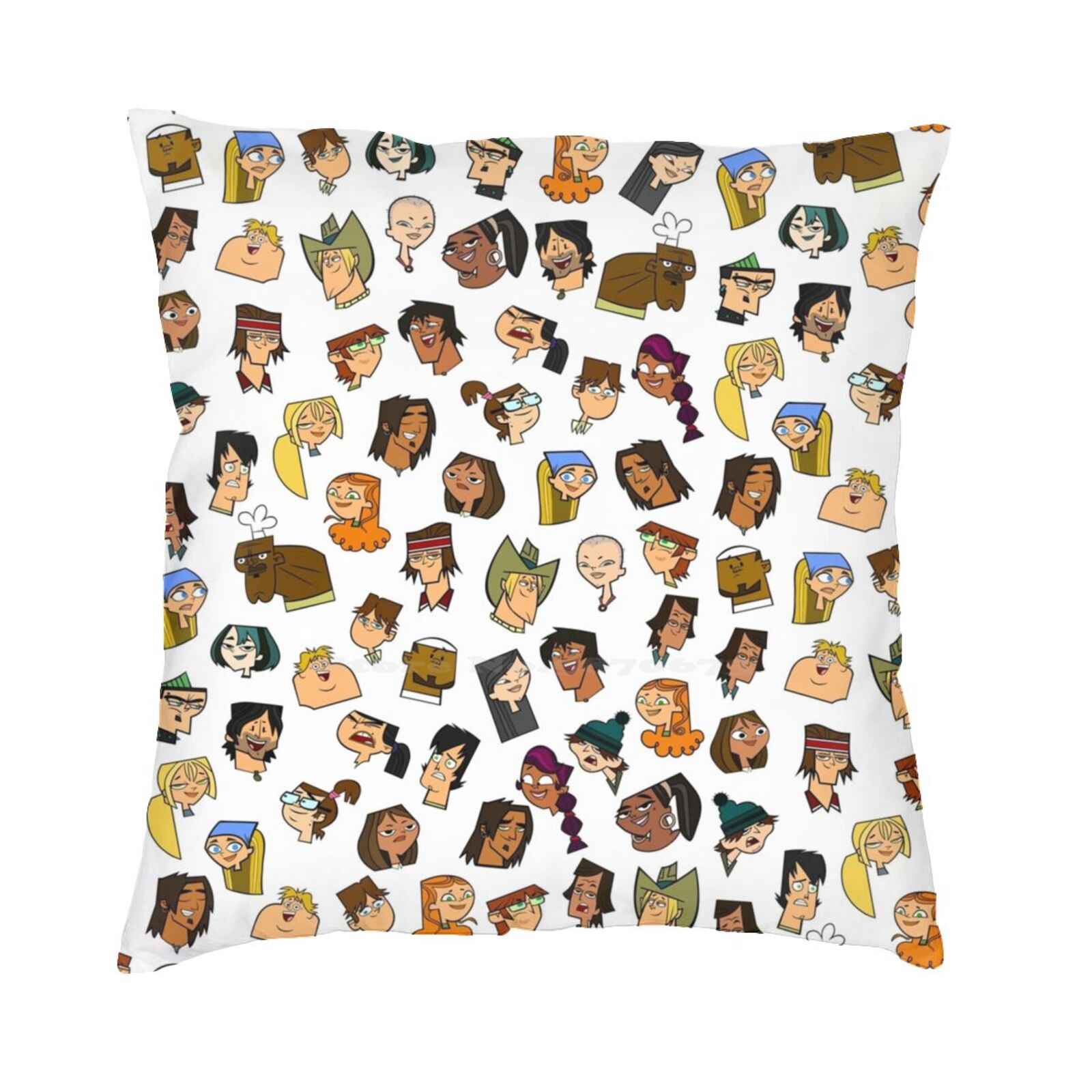 Exquisite Ornaments Unisex Total Drama ; The Characters Pillow Cover Hug Pillowcase Cartoon Comics Totaldramaisland Characters Adventure Funny Nerd Sport