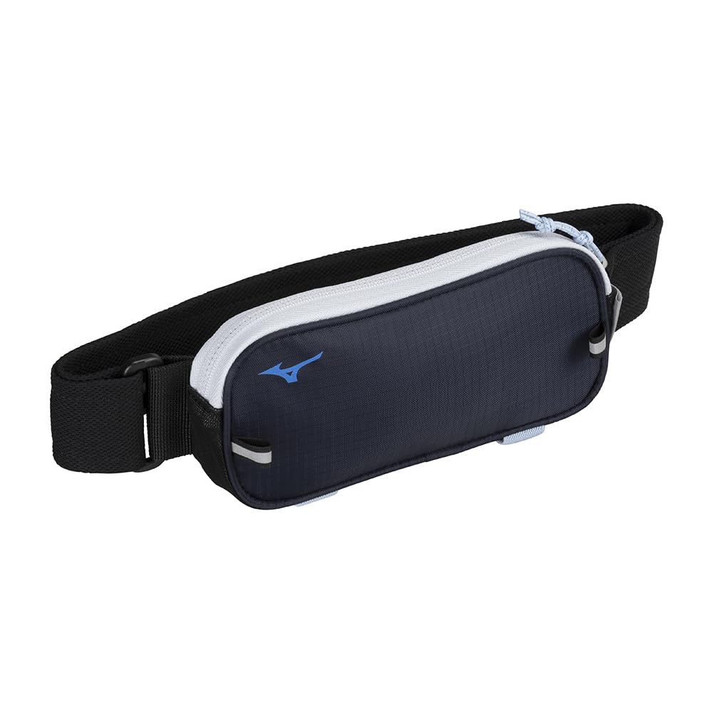 Mizuno Running Waist Navy X Blue Bag, Pouch, Small, J3GDB01411,