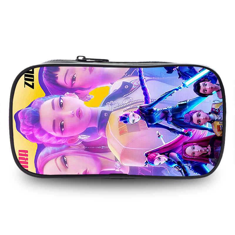 Demon Hunter Kpop Girlgroup Federmäppchen - Strapazierfähiger Oxford-Stoff Reißverschluss für Schüler