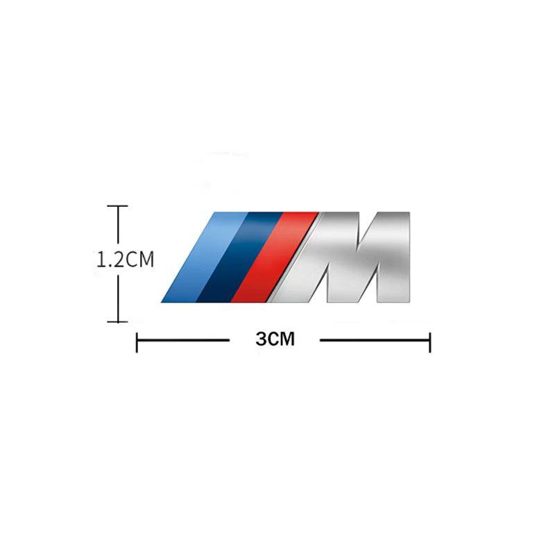 For BMW M X1 X3 For BMW Car Interior Products M label PVC Random Car Label Decorative Sticker E46 E36 F10 F30 E90 X3 F25 X5 E53 IX3 Z4 IX X4 X6