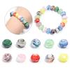 10pcs/lot Color Lampwork Abacus Beads Faceted Spacer Glass Bead for Beaded Jewelry Making Findings DIY Charms Bracelet Necklace
