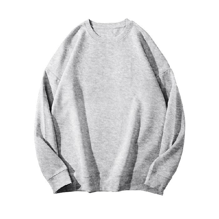 Übergröße Damenmode Neuer lockerer Sport Langarm Rundhals Hoodie