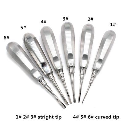 Kit de Elevadores Dentales de Acero Inoxidable Herramientas Profesionales para Dentistas con Elevador de Raíz Recto y Curvo para Odontología Mínimamente Invasiva