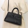 Single Shoulder Bag, Women's New Handmade Woven Bag, High-end Fashion Bag, Commuting Large Capacity Women's Handbag