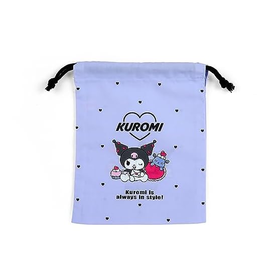 SANRIO Kuromi Gusseted Drawstring Bag S 254487