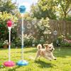 Street Lamp Bubble Tower with Lights, Rechargeable Standing Bubble Maker, Adjustable Height Street Light for Outdoor Garden, Patio, Wedding, Party