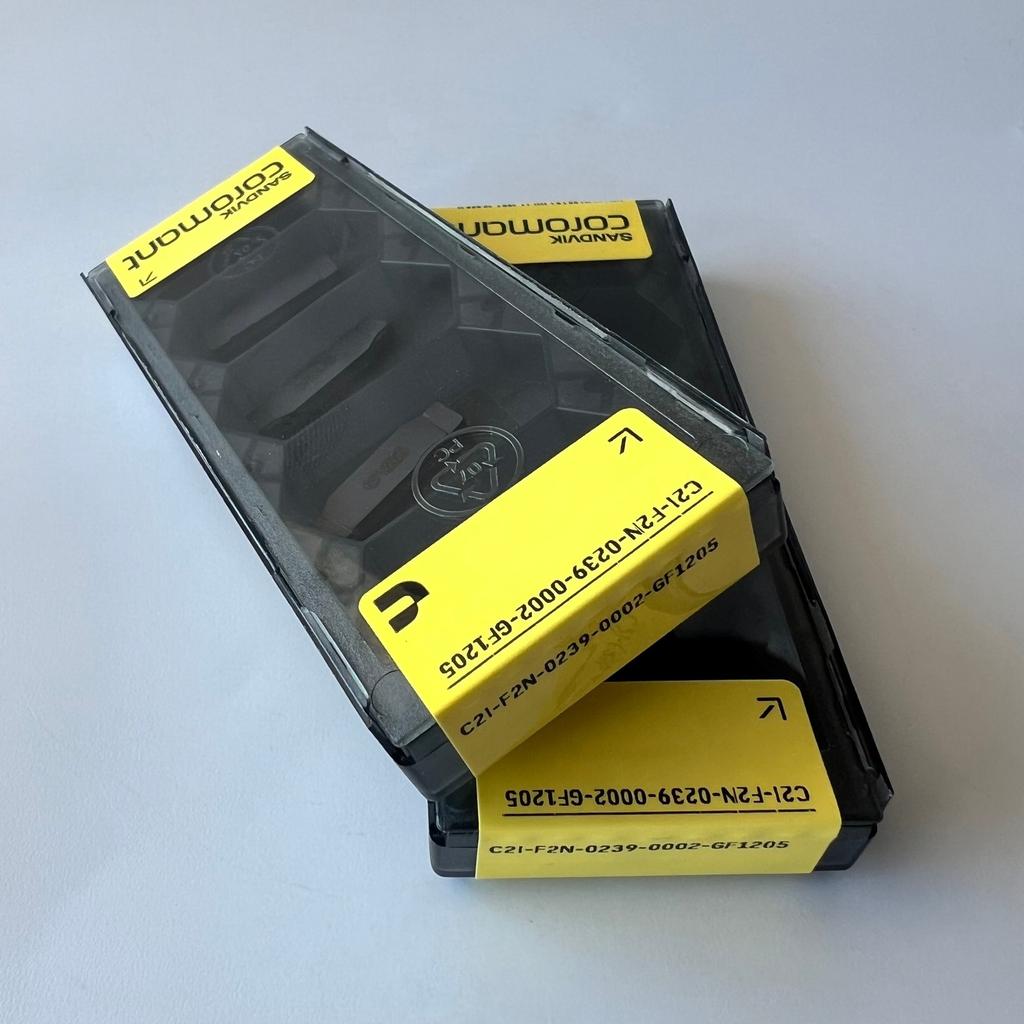 SANDVIK / C2I-F2N-0239-0002-GF 1205 / Original Swedish hard alloy blade 5 Pcs