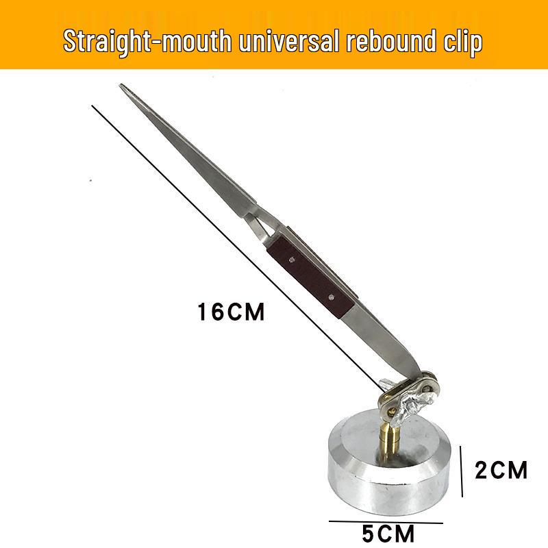 Rotating Universal Soldering Iron Stand with Clip for Jewelry Repair and Welding