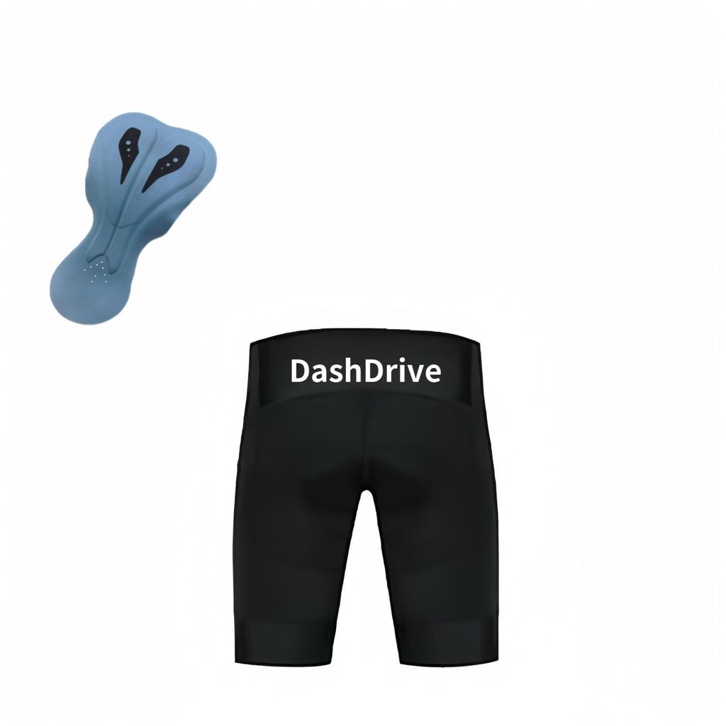 Breathable Road Bike Cycling Bib Shorts with Sweat-Wicking Sponge Seat Pad