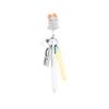 5Pcs Nurse Pen Set Nurse Badge Accessories Mini Retractable Ball Pens Highlighter Badge Clip LED Keychain Folding Scissors