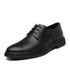 Business Shoes For Men Black Formal Leather New Men’s Brogue Shoes Male British Style Leather Shoes Men’s Dress Shoes Yuppie