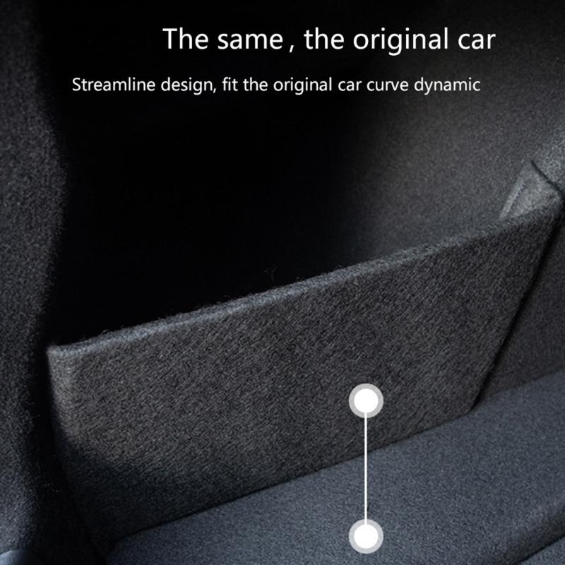 Car Tail Box Side Storage Organizer Baffle Board Fits   Accessories