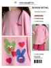 Summer 2026 Girls' Cartoon Print Two-Piece Set: Casual Loose T-Shirt and Shorts