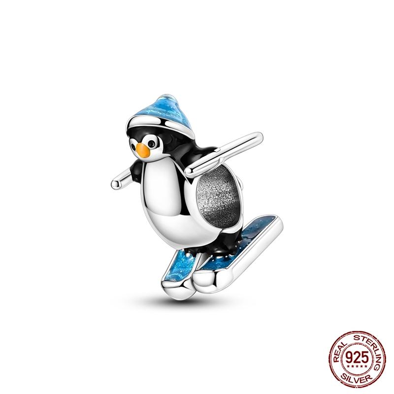 New Copper Fashion Christmas Snowman Elk Ice Boots Charm Bead Suitable For Brand Original Bracelet Diy Jewelry Gift