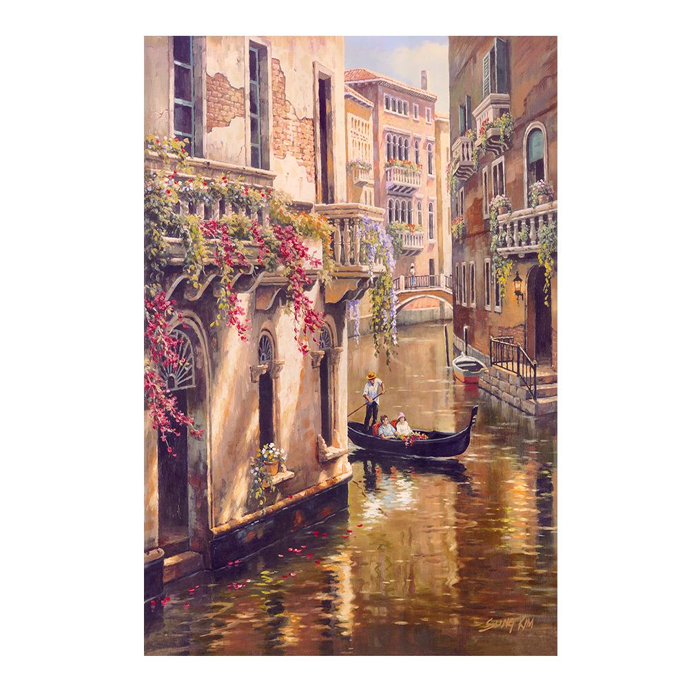 

Классический Венецианский городской пейзаж, холст, картины, цифровая печать, пейзажные постеры и принты, домашний декор, фотографии для гостиной, фон 40x60cm
