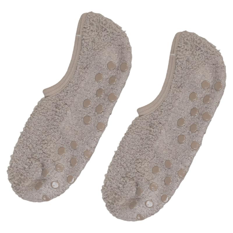 Grip Fuzzy Socks for Women Thick Warm Slipper Socks Soft Fuzzy Hospital Socks with Grip Soft Home Sleeping Socks