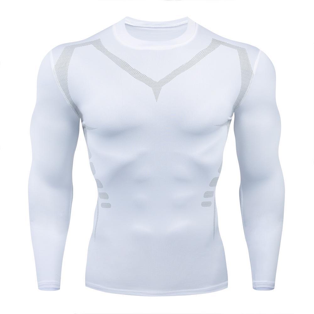 Men's Tight Long Sleeve Fitness Shirt