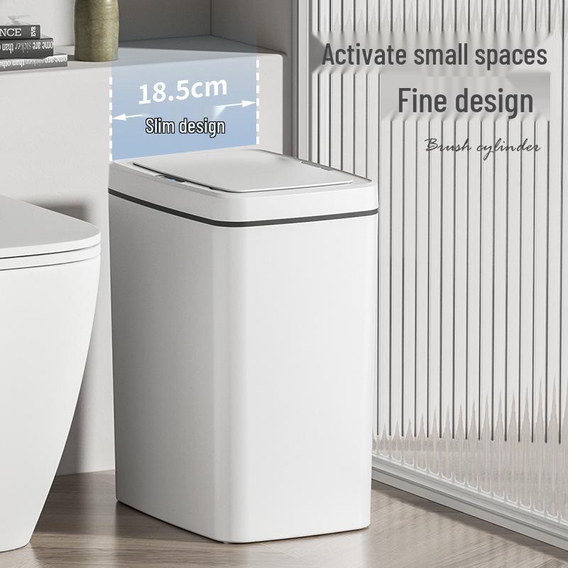2026 Smart Trash Can: Long-lasting Battery, 16L Capacity, Fast Sensing Household Model