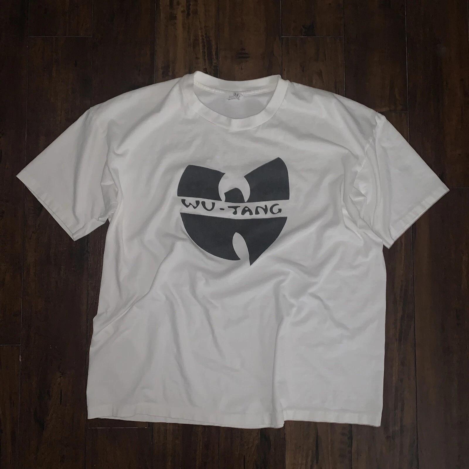 Wutang Clan 90s Vintage T Shirt CREAM Rap ODB Pre 36 Chambers Promo Wu Wear S
