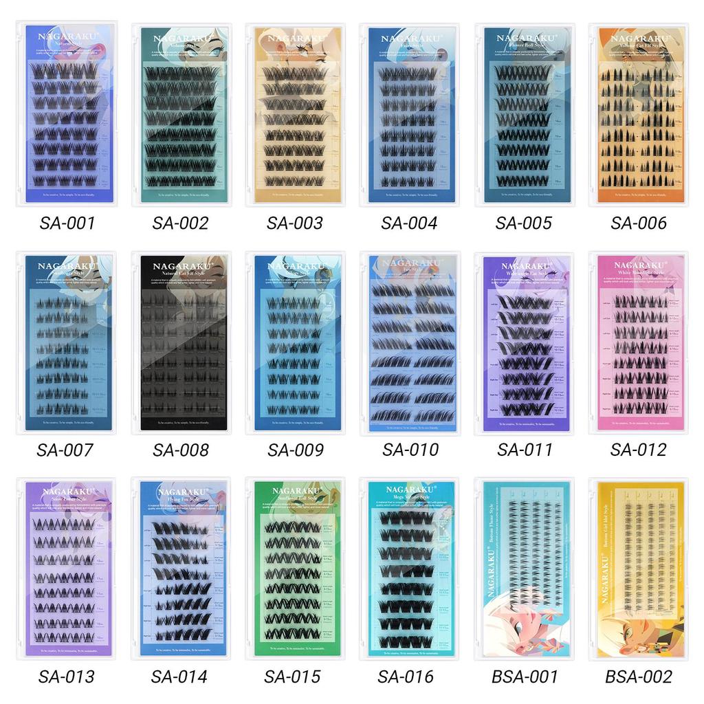 NAGARAKU No Glue Needed DIY False Lashes Without Tweezers