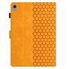 For iPad (2025)/10.9 (2022) Case Honeycomb Printed Leather Tablet Cover with Card Slot
