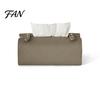 Office Desk Tissue Case Faux Leather Box, Minimalist Napkin Holder for Living Bathroom Cover Room Desk, Decorative Dispenser Facial Tissues Dining Box