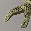 Keychain Pendant with Bead Chain 3D-Printed Xenon Rock Loki Hand-Sculpted Grace Doll Pendant Rescue Plan Bag Pendant