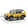 1: 22 SUV Alloy Car Model High Simulation Toy Car Collectible ornaments Set Kid's Birthday Gift with Light&Sound Doors Opened