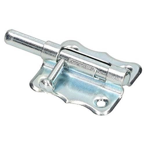 Verrou de porte - KOTARBAU - Pêne coulissant - Acier robuste - Montage rapide - Argent 40 mm