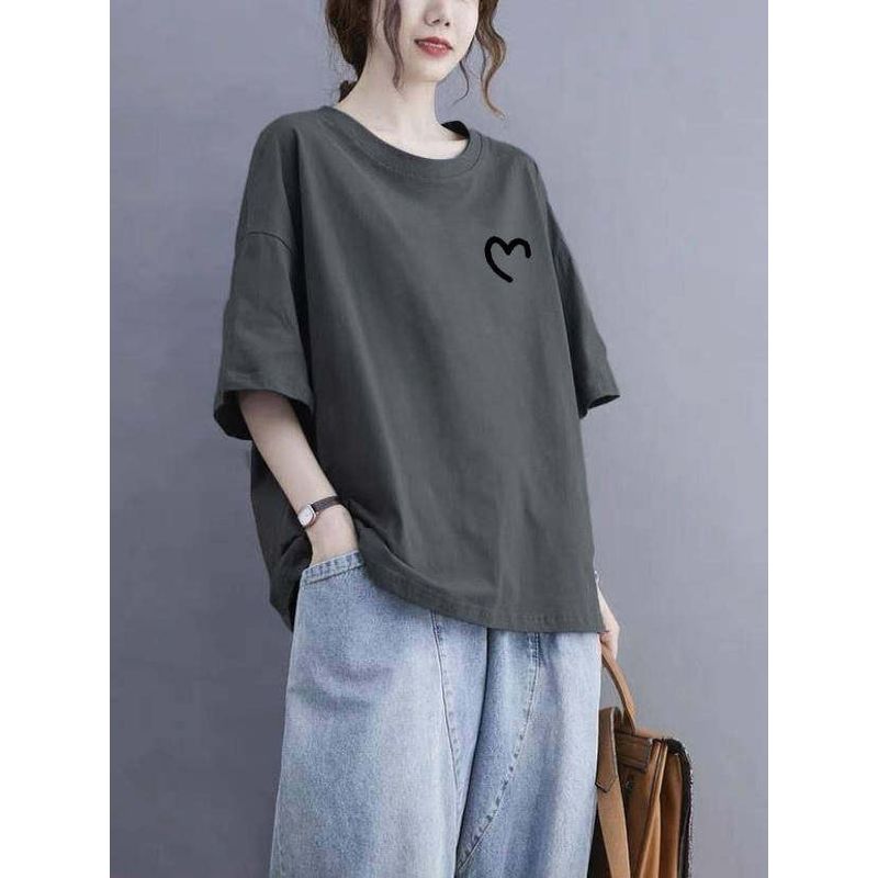 150kg Plus Size Summer 2026 Maternity Tops 115kg Short-Sleeve Pure Cotton Women's T-Shirt New Style Half-Sleeve