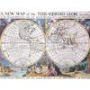 Elegant Antique World Map Wall Art Backdrop for Living Room,Office,Bedroom,Graduations,Geographical,Tourism/Education Tool