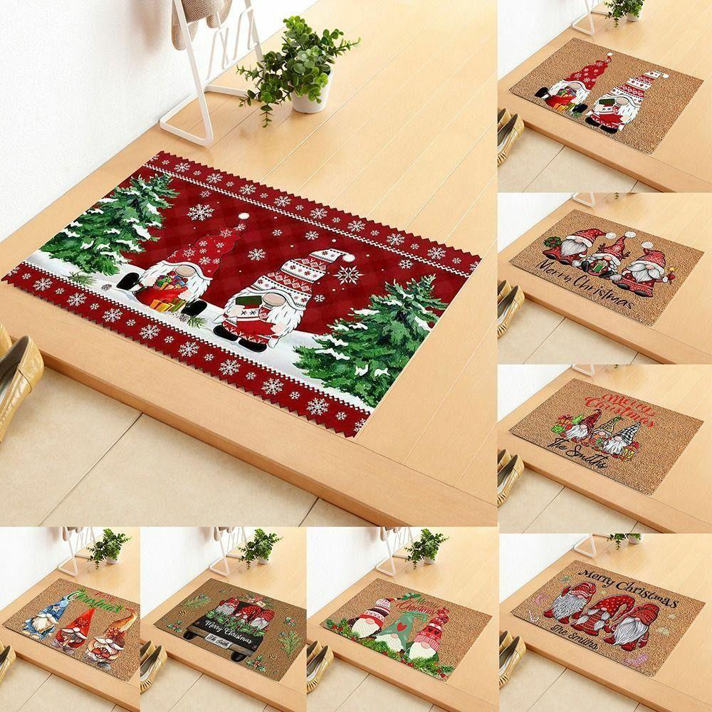 Mat Living Room Bedroom Xmas Home Decor Christmas Decoration Corridor Carpet Door Mat Hallway Mat