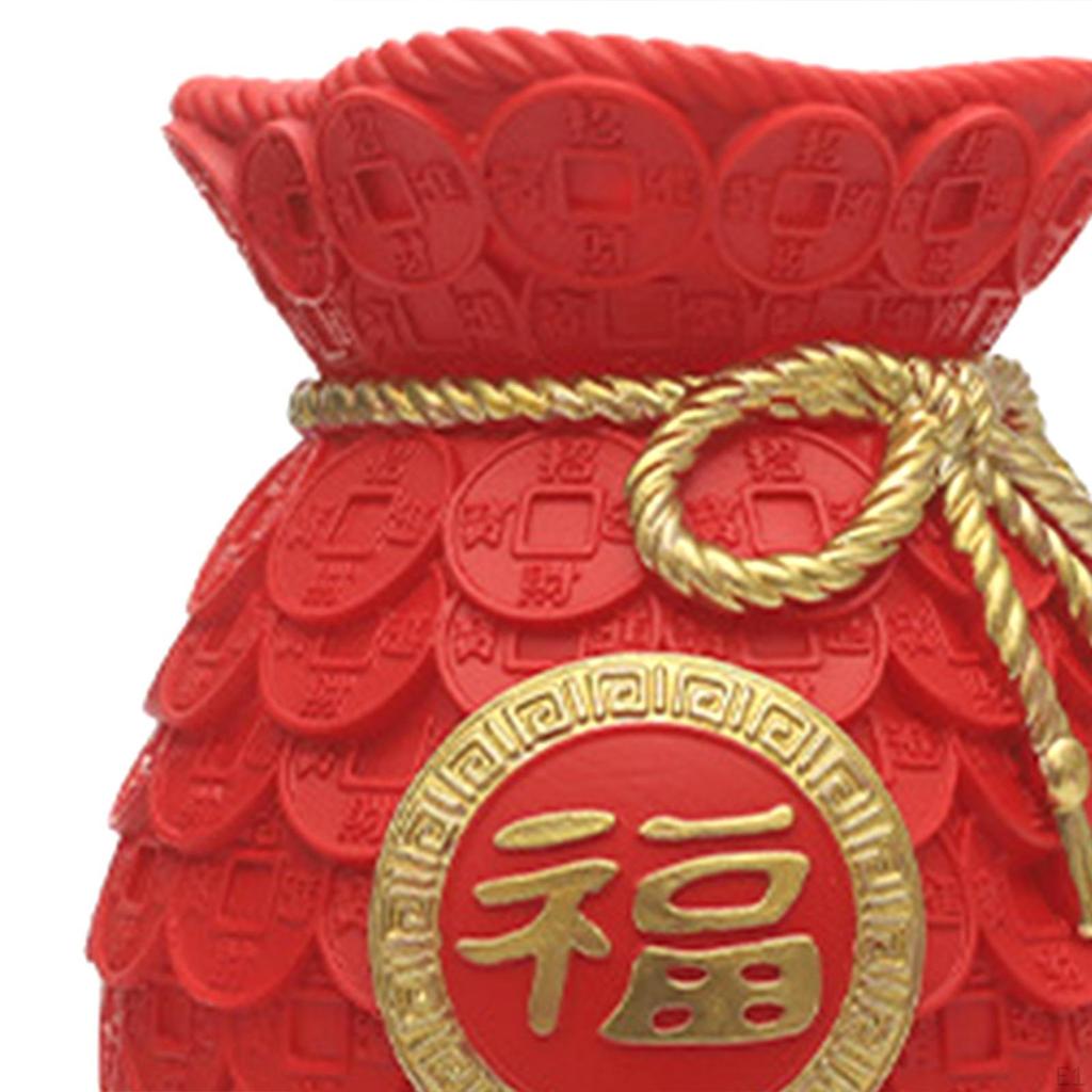 Chinese Flower Vase Pot Bag Planter Floral Holder Decorations Cabinet Arrangements Wedding