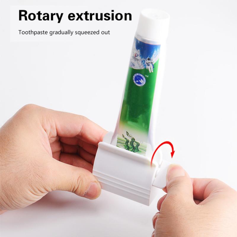 1Pcs Toothpaste Squeezer Toothpaste Rotary Dispenser Holder Multifunctional Plastic Squeezer for Bathroom Accessories