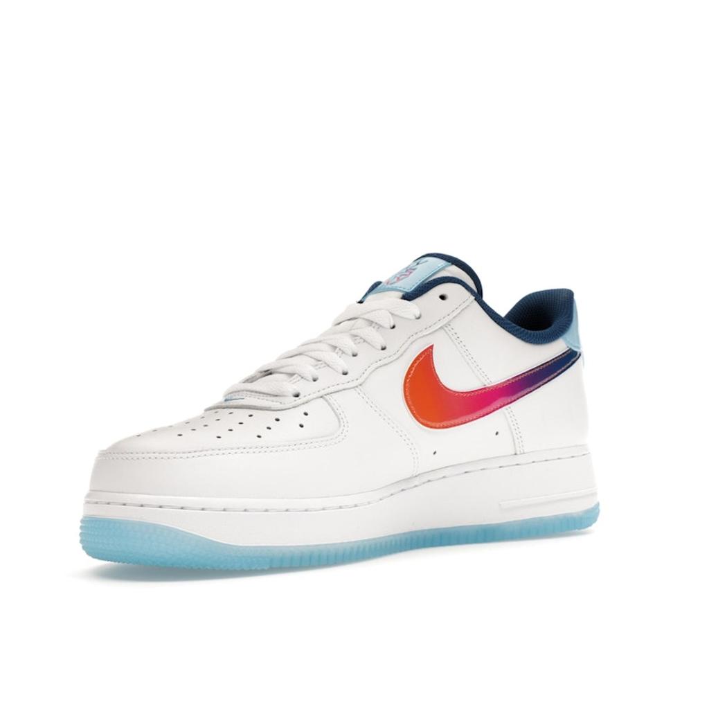 Nike Air Force 1 Low NY vs. NY 2024 Men Sneakers White Court-Blue Hyper-Pink HF4833-100