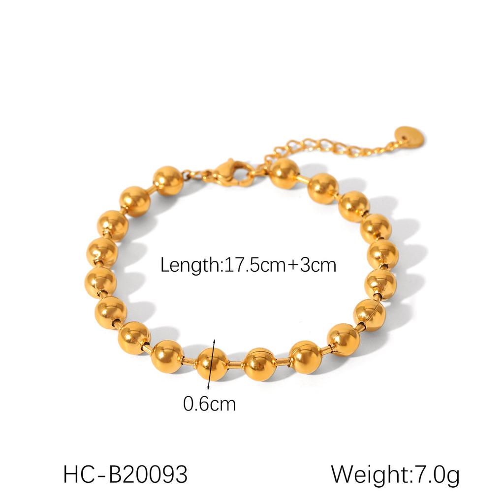 Titanium Steel Bracelet with Zirconia Butterfly Shell Waterdrop Flower Charms Pig Nose Clasp Design