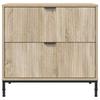 Nightstand Sonoma Oak 63.5 X 36 X 61 Cm Particleboard