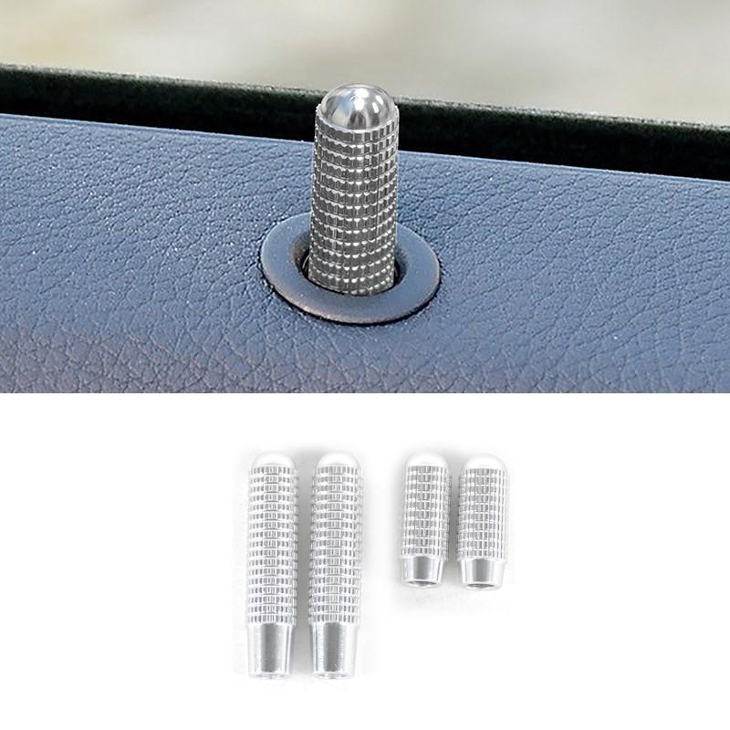 Car Door Pin Lifting Bolt Cover Decoration Trim For Mercedes Benz C E Class W204 W212 GLK Aluminium Alloy Interior Accessories