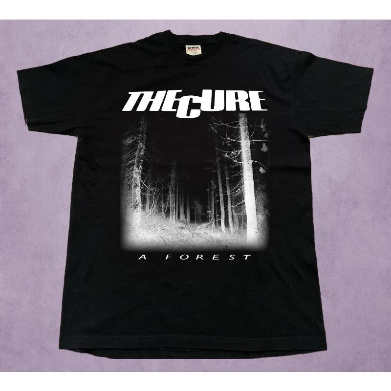 The Cure A Forest Summer New Vintage Unisex Casual Fashion Short Sleeve TShirt Tour TShirt Unisexs TShirt