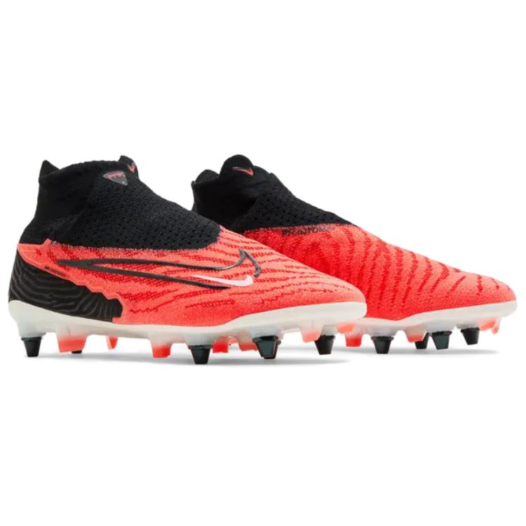 New Nike Anti Slip Wear Resistant Soccer Shoes Men's Black Red FD0262-600